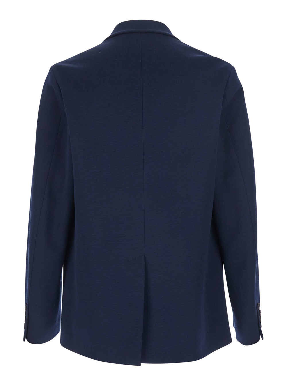 Gucci Men Blue Jacket With Notched Revers And Applied Pockets In Cotton For Men