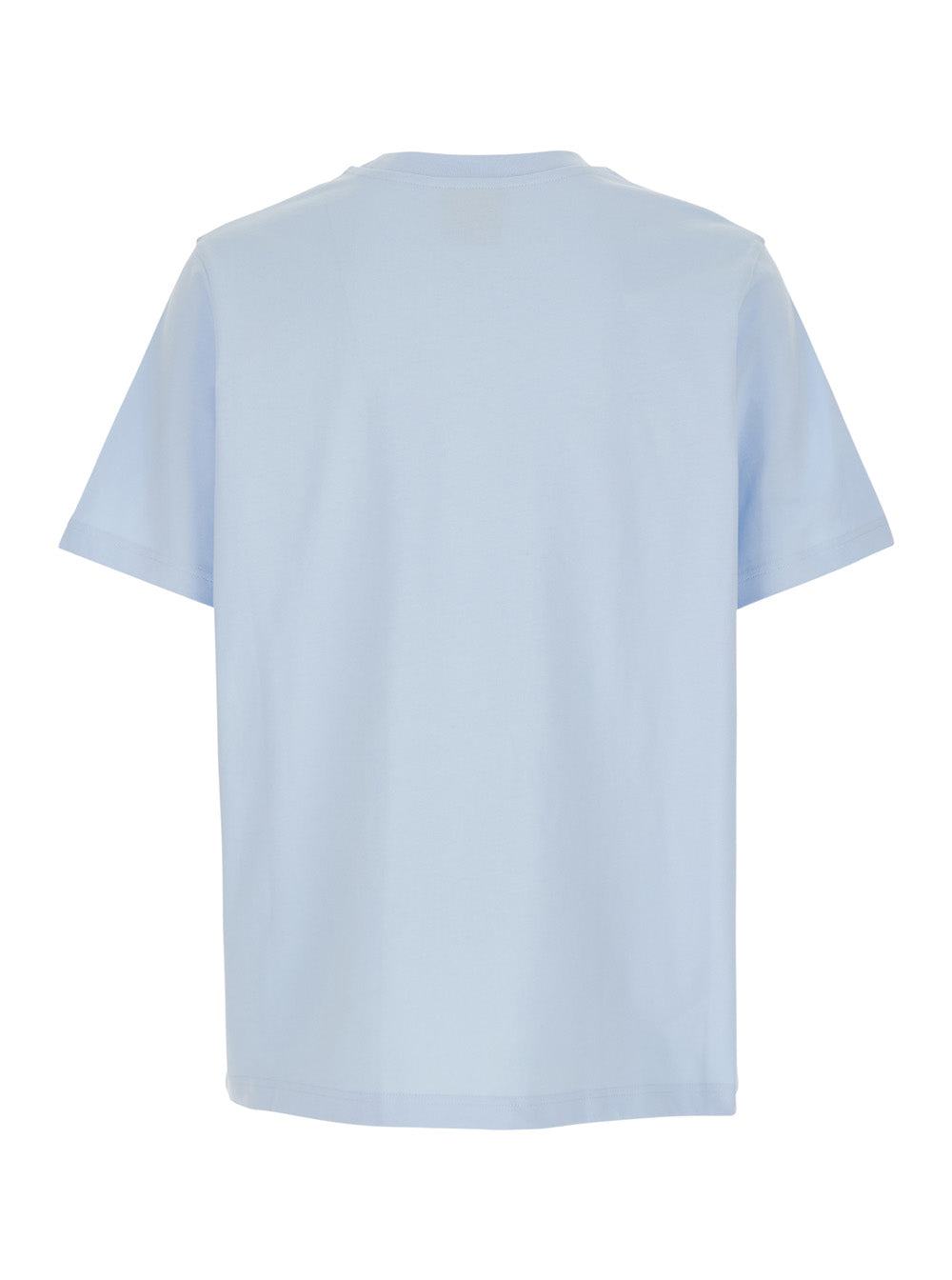 Casablanca Men Light-Blue T-Shirt With Front Logo In Cotton For Men