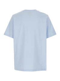 Casablanca Men Light-Blue T-Shirt With Front Logo In Cotton For Men