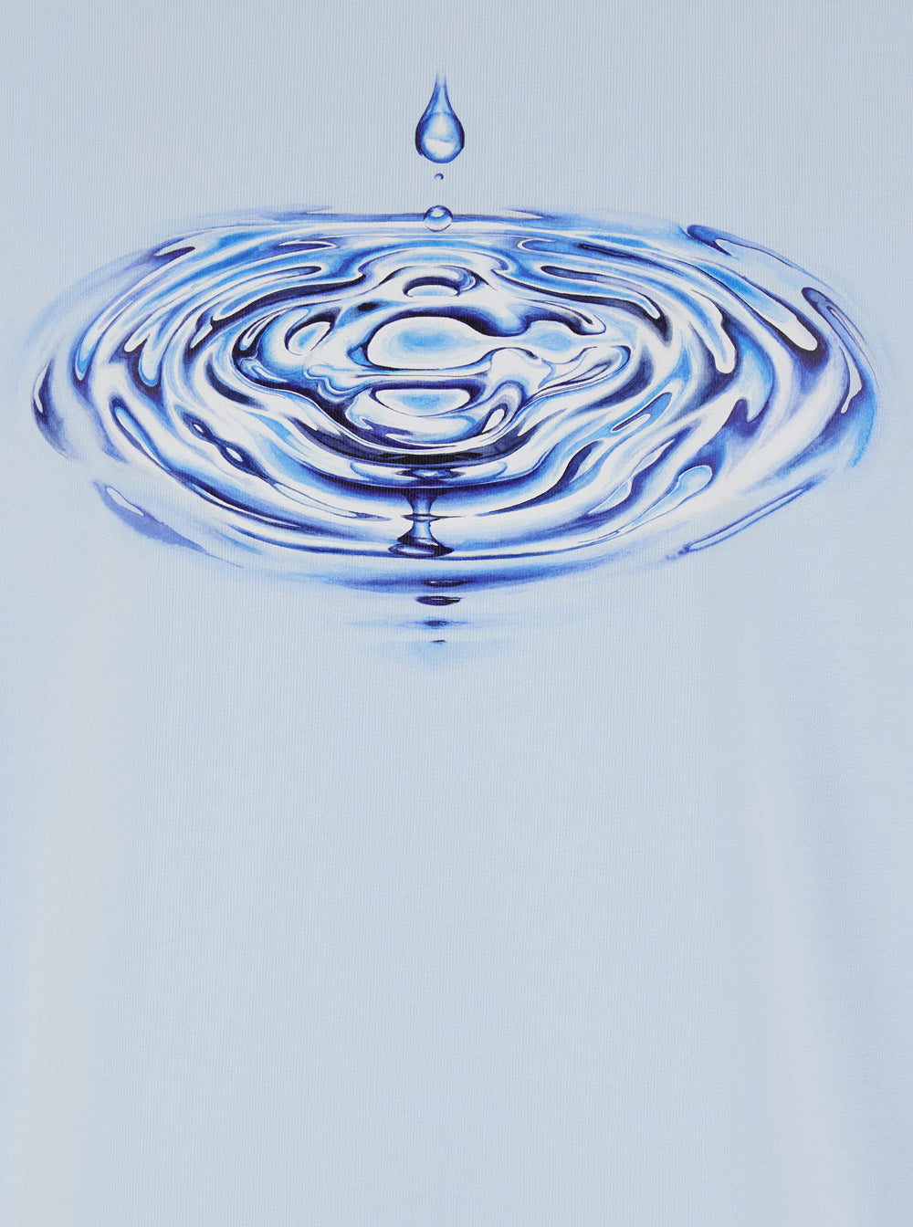 Casablanca Men Light-Blue T-Shirt With Front Logo In Cotton For Men