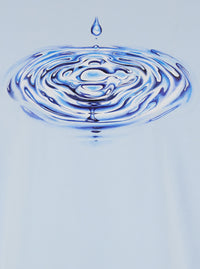 Casablanca Men Light-Blue T-Shirt With Front Logo In Cotton For Men