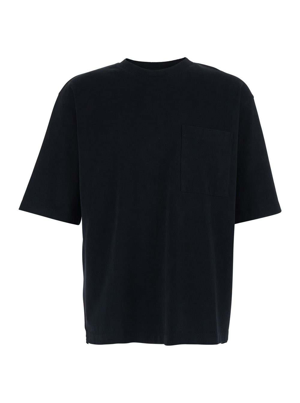 Dsquared2 Men Black T-Shirt With Logo Lettering On The Back In Cotton For Men
