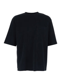 Dsquared2 Men Black T-Shirt With Logo Lettering On The Back In Cotton For Men