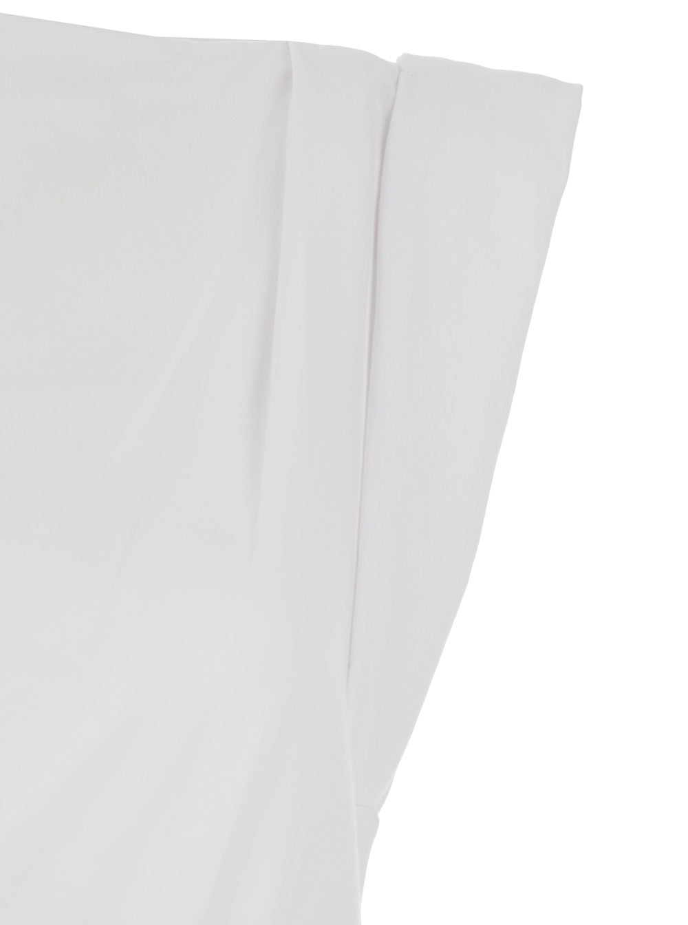 Isabel Marant Women 'Maisan' White T-Shirt With Asymmetrical Design And Logo Embroidery On The Back In Cotton For Women