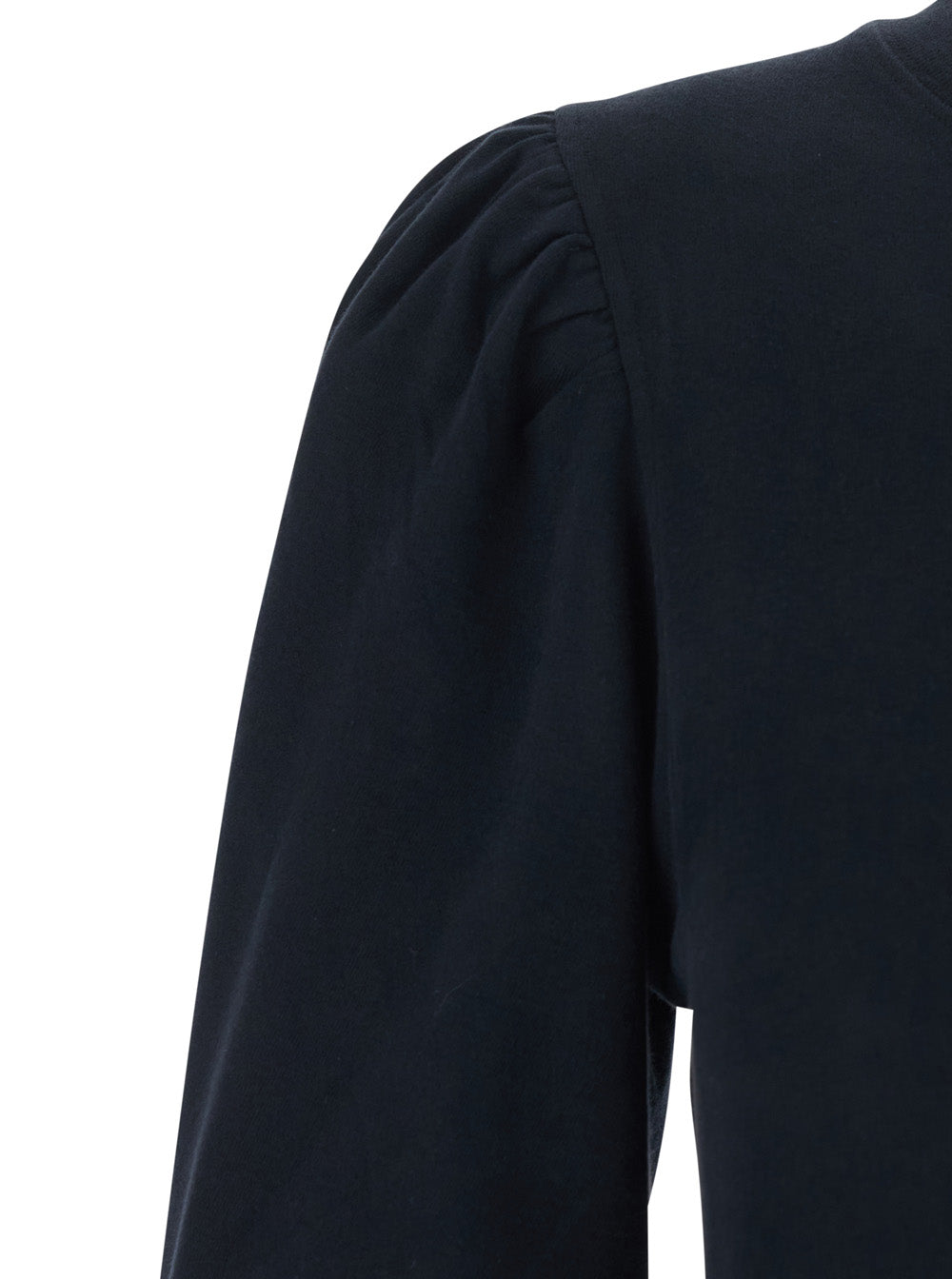 Isabel Marant Women Dress 'Mylda' Crew Neck With Pleated Details In Black Cotton For Women