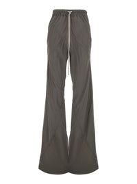 Rick Owens Women Bias Pants With Elastic Waist And Drawstring In Fabric And Silk Blend For Women