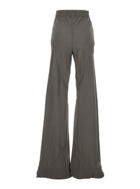 Rick Owens Women Bias Pants With Elastic Waist And Drawstring In Fabric And Silk Blend For Women
