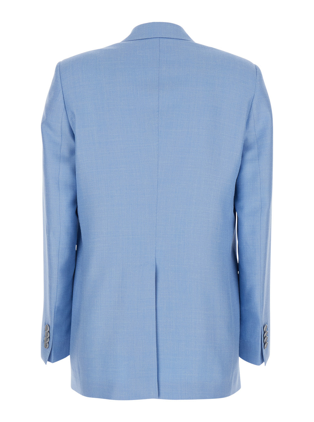 Tagliatore Women Double-Breasted 'Jasmine' Jacket With Peak Revers And Jewel Buttons In Blue Wool Blend For Women