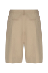Valentino Garavani Pressed Creased Cotton Shorts Cappuccino Foam 5B3Rd0G58Ng_Z3S