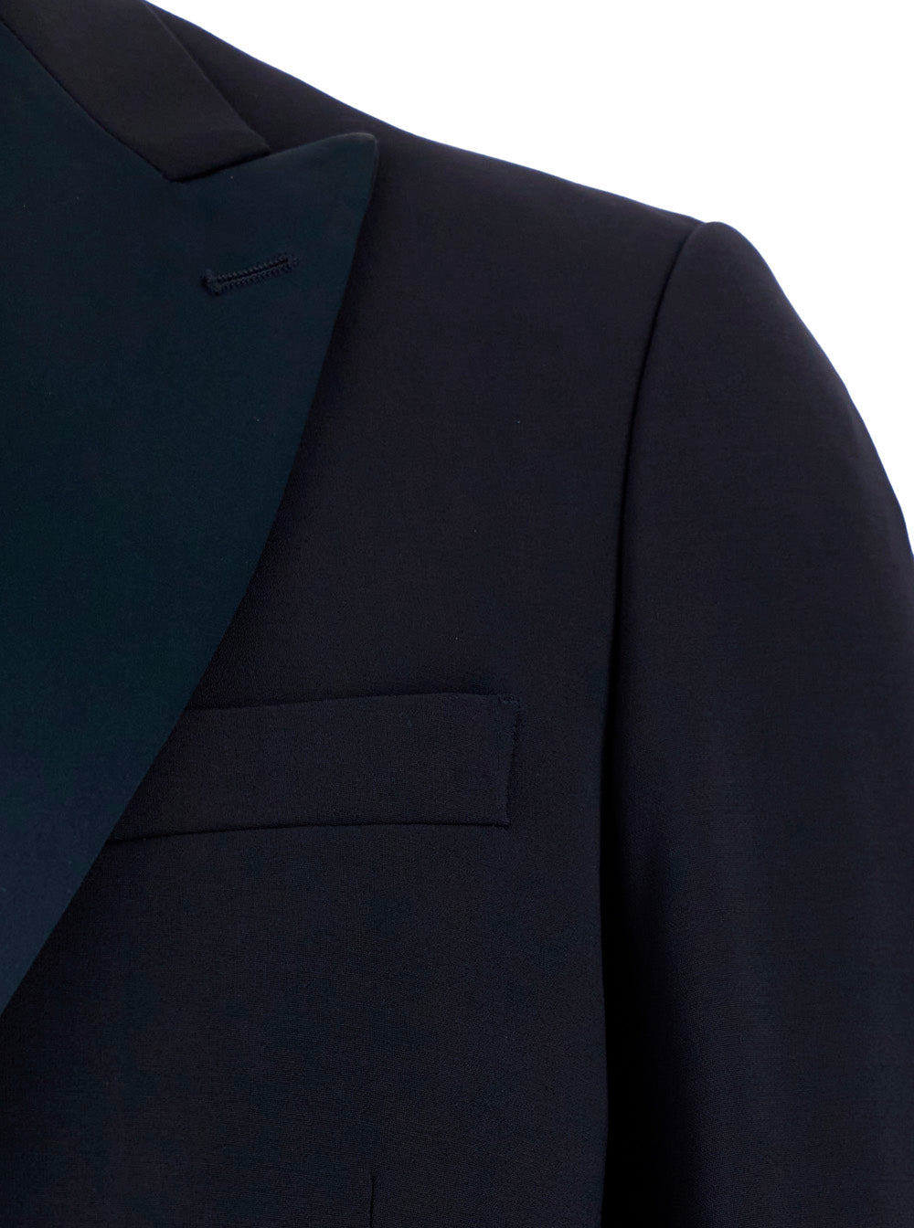 Leplain Men Single-Breasted Suit With Peak Revers In Blue Fabric For Men