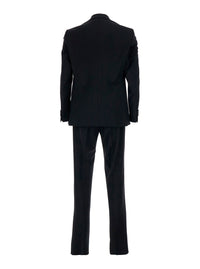 LEPLAIN Leplain Men Single-Breasted Suit With Peak Revers In Black Fabric And Long Sleeve Jacket For Men