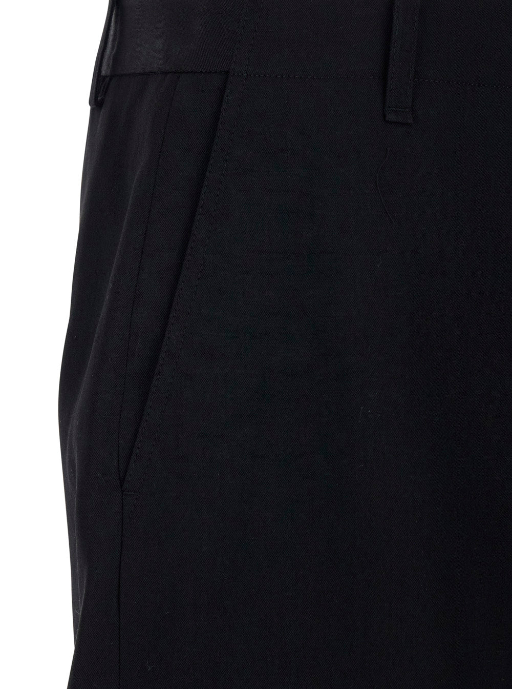 Jacquemus Men 'Le Short Camargue' Black Bermuda Shorts With Belt Loops And Wide Leg In Wool For Men