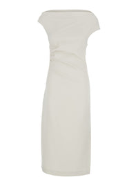 P.A.R.O.S.H. P.A.R.O.S.H. Women Long Dress With Square Neckline And Draped Details