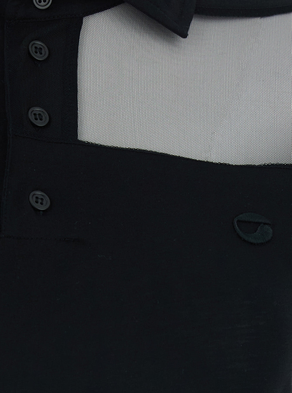 Coperni Women Black Long Dress With Logo Embroidery On The Front And All-Over Stripes In Cotton Blend Woman