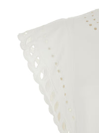 Isabel Marant Etoile Women Odyle' White Crew Neck Top With Cut-Out Details In Cotton For Women