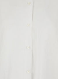 Leplain Women White Shirt With Classic Collar And Long Sleeves