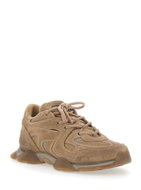 Axel Arigato Women 'Eris' Beige Low Top Sneakers With Logo Patch On The Tongue In Leather And Fabric Woman