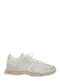 Axel Arigato Women 'Eris' White Low Top Sneakers With Logo Patch On The Tongue In Leather And Fabric Woman