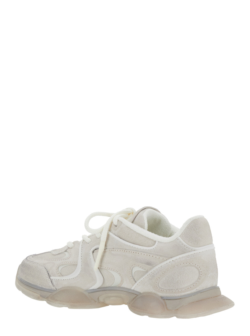 Axel Arigato Women 'Eris' White Low Top Sneakers With Logo Patch On The Tongue In Leather And Fabric Woman