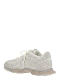 Axel Arigato Women 'Eris' White Low Top Sneakers With Logo Patch On The Tongue In Leather And Fabric Woman