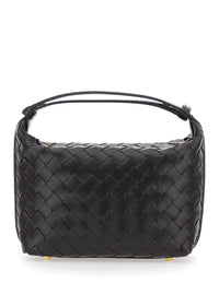 BOTTEGA VENETA Bottega Veneta Women 'Wallace' Brown Handbag With Intrecciato Motif In Leather Woman