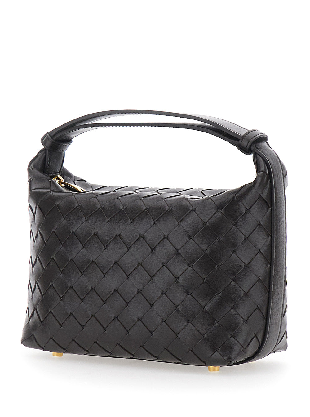 BOTTEGA VENETA Bottega Veneta Women 'Wallace' Brown Handbag With Intrecciato Motif In Leather Woman