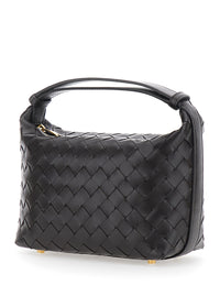 BOTTEGA VENETA Bottega Veneta Women 'Wallace' Brown Handbag With Intrecciato Motif In Leather Woman