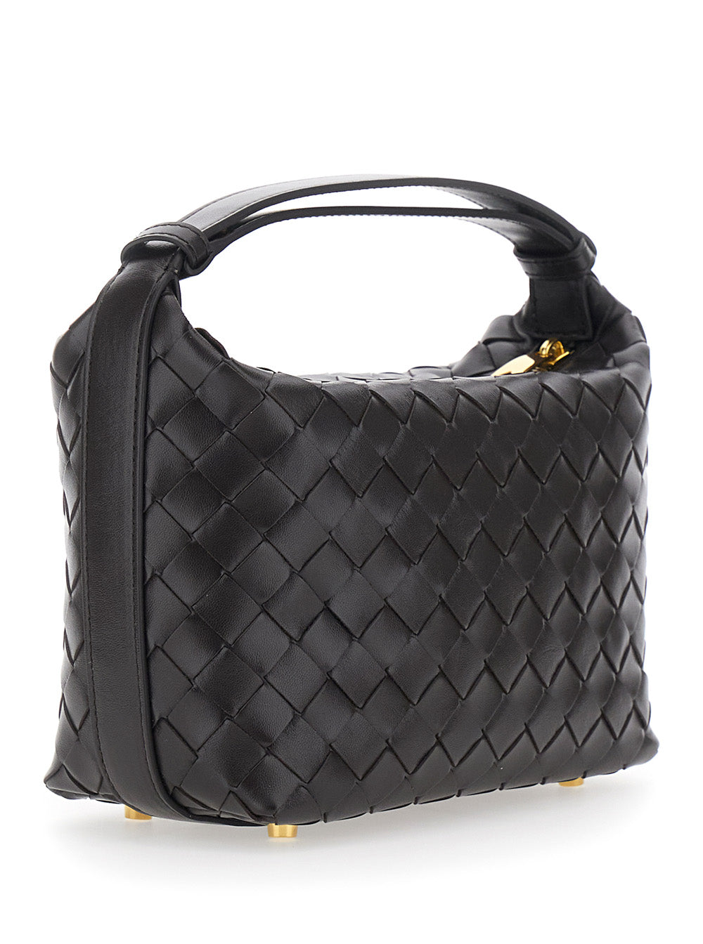 BOTTEGA VENETA Bottega Veneta Women 'Wallace' Brown Handbag With Intrecciato Motif In Leather Woman