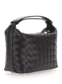 BOTTEGA VENETA Bottega Veneta Women 'Wallace' Brown Handbag With Intrecciato Motif In Leather Woman