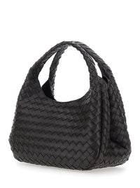 Bottega Veneta Women 'Campana' Brown Medium Shoulder Bag With Two Top Handles And Intrecciato Motif In Leather Woman