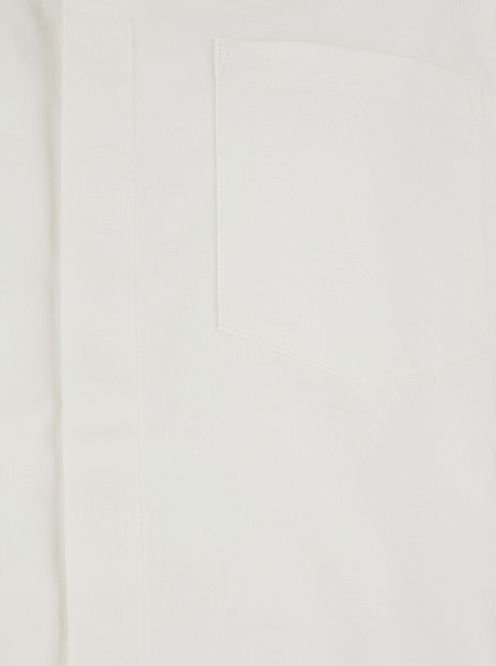 Casablanca Men White Bowling Shirt With Cuban Collar In Cotton Man
