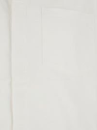 Casablanca Men White Bowling Shirt With Cuban Collar In Cotton Man