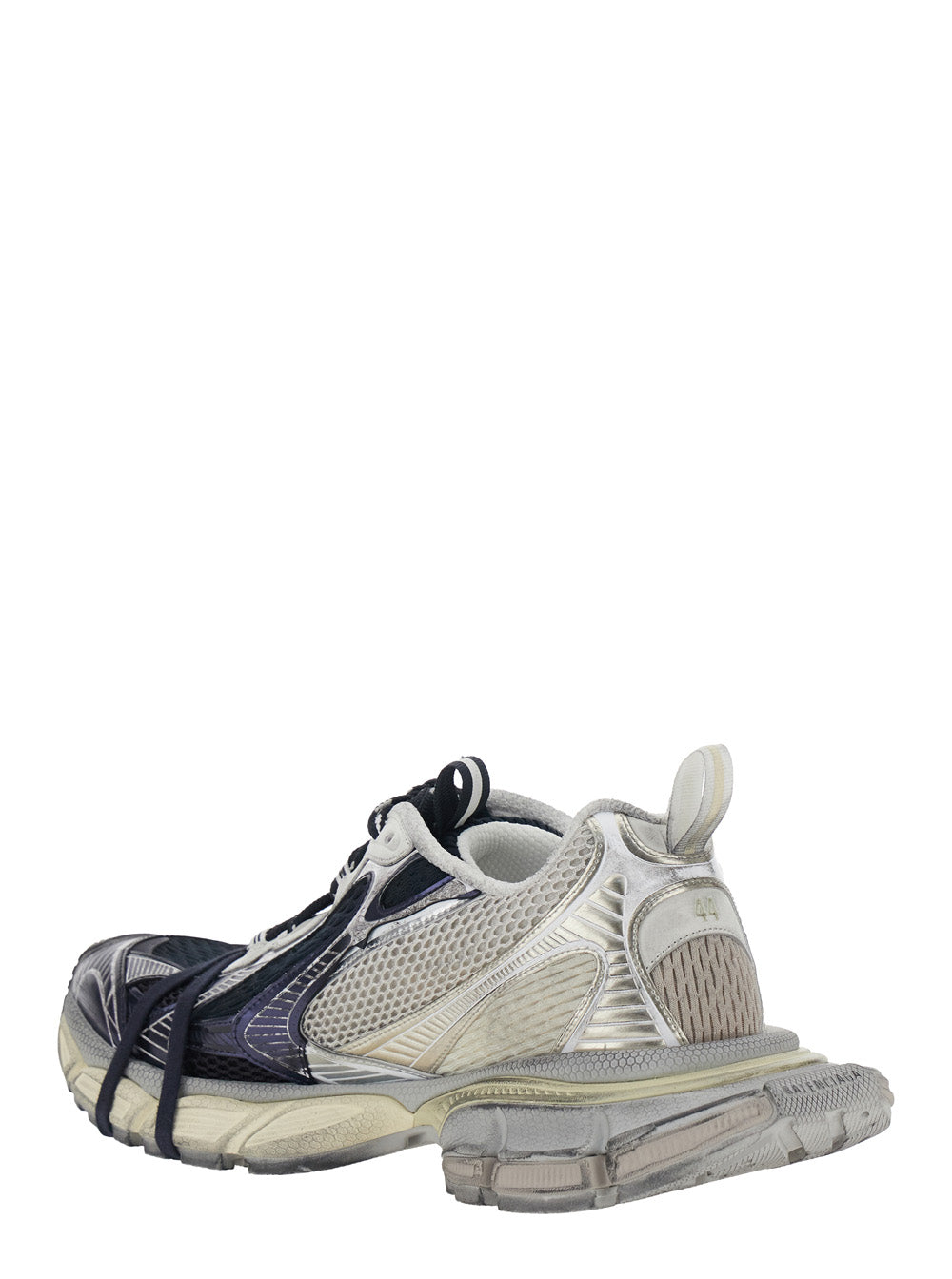 Balenciaga Men '3Xl' Multicolor Low Top Sneakers With Logo Lettering On The Side In Tech Fabric Man