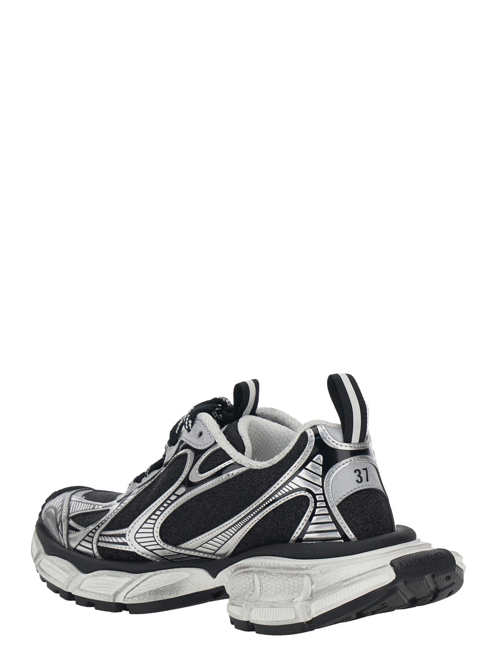 BALENCIAGA Balenciaga Women Sneakers '3Xl' With Logo On The Toe In Metallic Tech Fabric Mix For Women