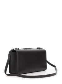 SAVETTE Savette Women Shoulder Bag 'Simmetry' With Top Strap And Turn Lock Closure In Brown Leather For Women