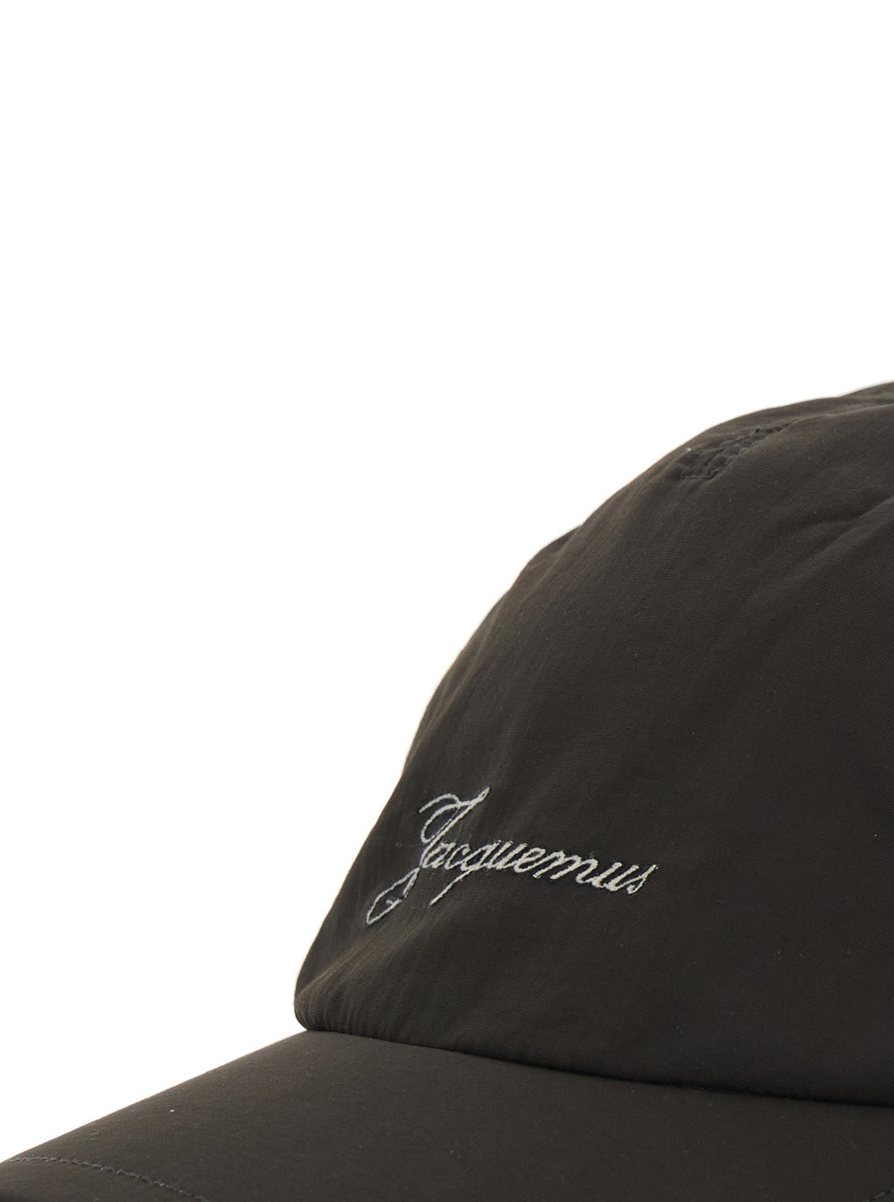 Jacquemus Men 'La Casquette Balluchon' Brown Baseball Cap With Logo Lettering On The Front And Rear Drawstring Closure In Cotton Man
