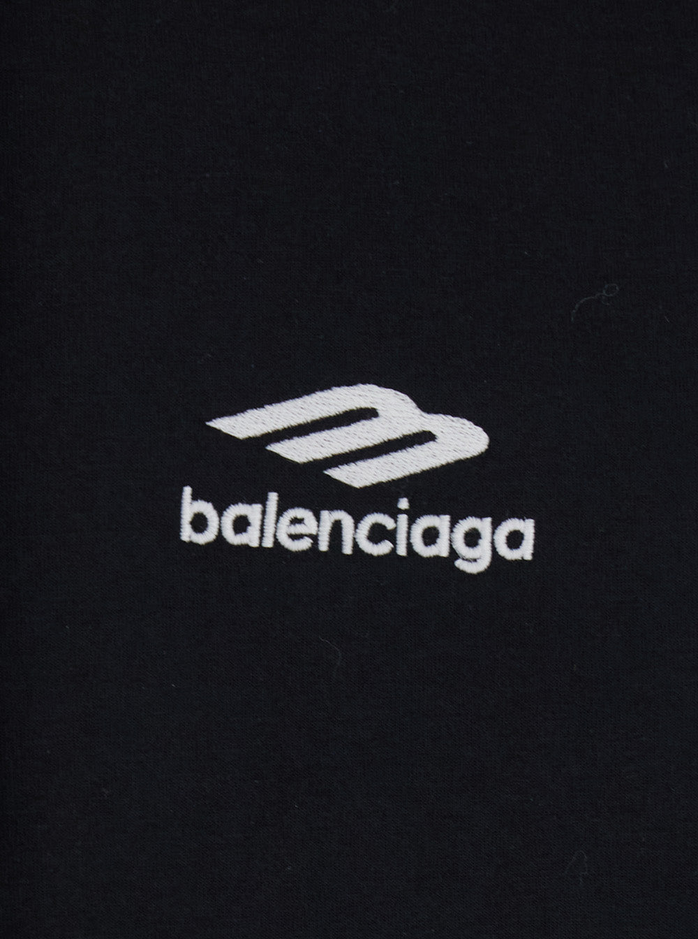 Balenciaga Men Black Zip-Up Sweatshirt With Logo On The Front In Cotton Man