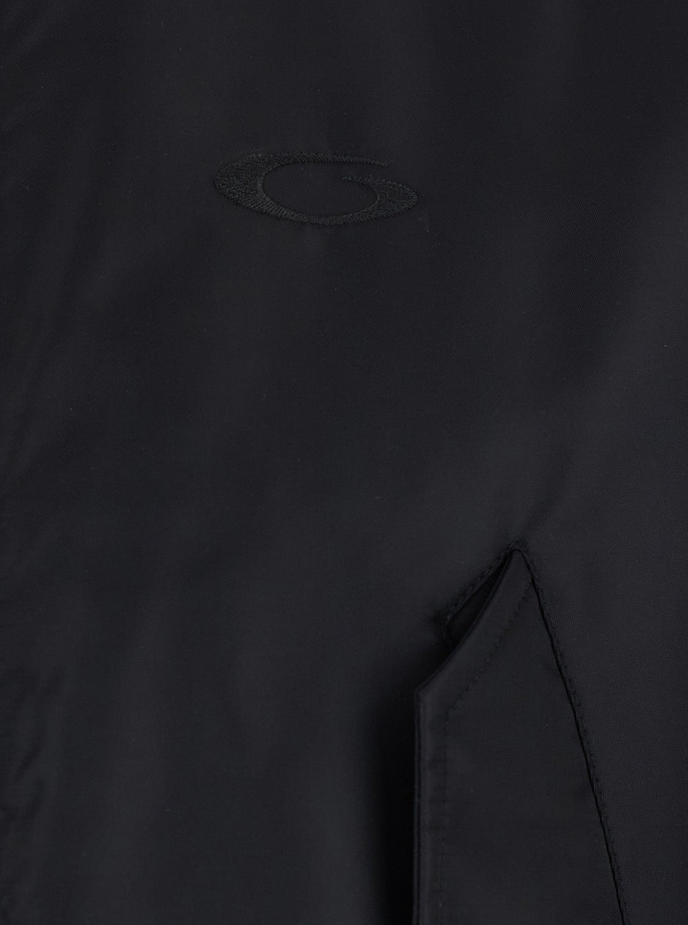 Balenciaga Women Bomber Jacket With High Collar And Two Side Pockets In Black Tech Fabric For Women