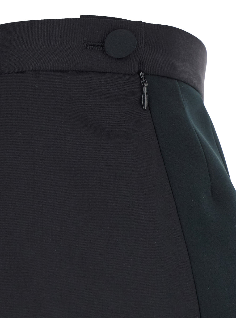 Vivienne Westwood Women Black Wool Asymmetrical Skirt For Women