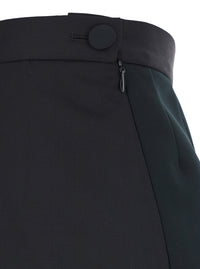 Vivienne Westwood Women Black Wool Asymmetrical Skirt For Women