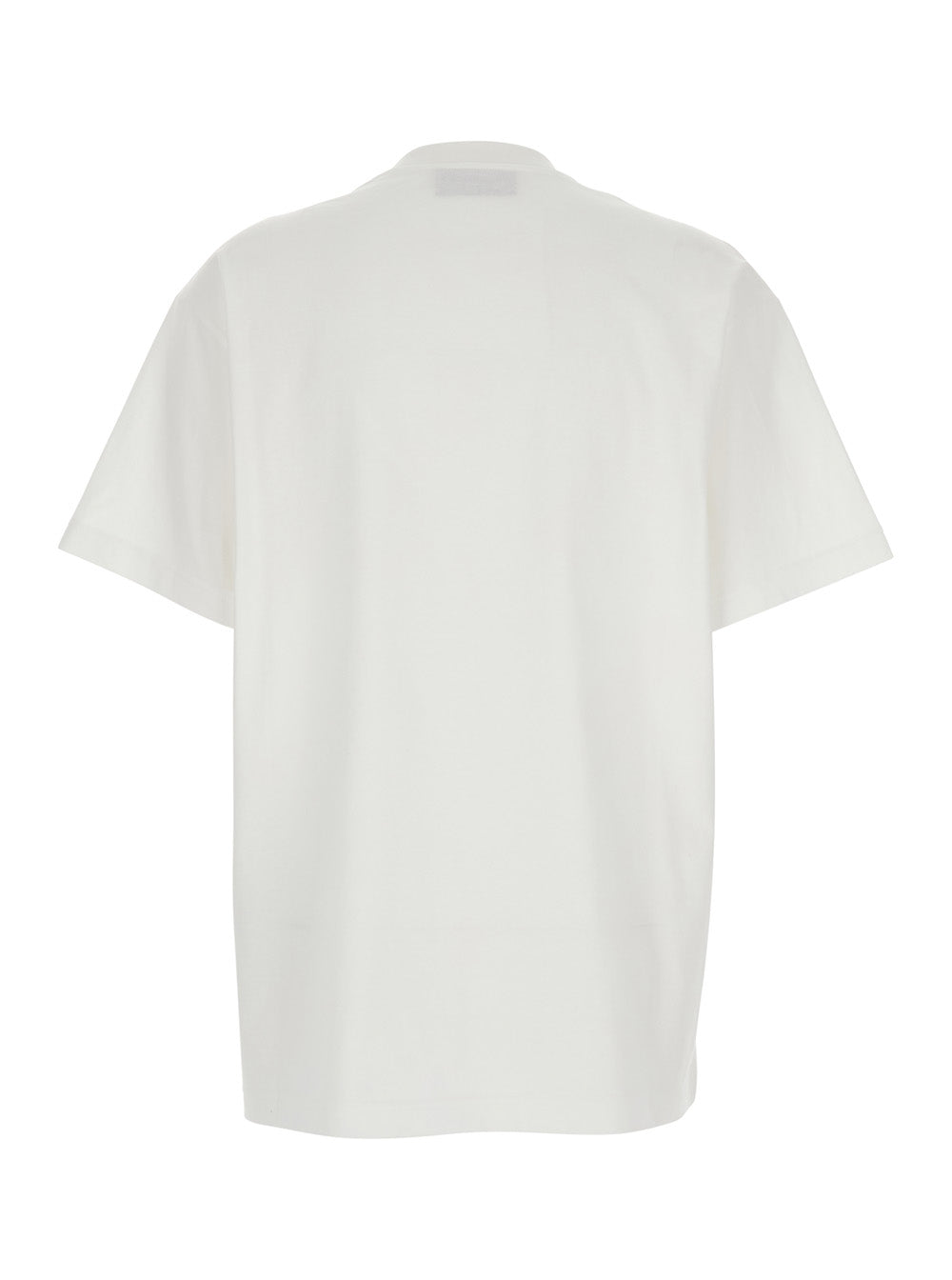 GUCCI Gucci Women White Crew Neck T-Shirt  With Logo Print On Front In Cotton Women