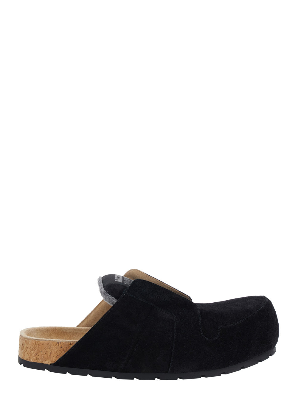 Balenciaga Men Mule 'Dumbo' With Logo Lettering On The Suede Tongue Black Men