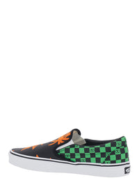 Valentino Garavani Men Multicolor Low Top Sneaker With Check Motif With Vlogo Print And Palm Print And Logo Lettering In Cotton Man
