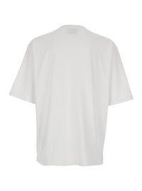 Dsquared2 Men White T-Shirt With Maxi Logo On The Front In Cotton For Men