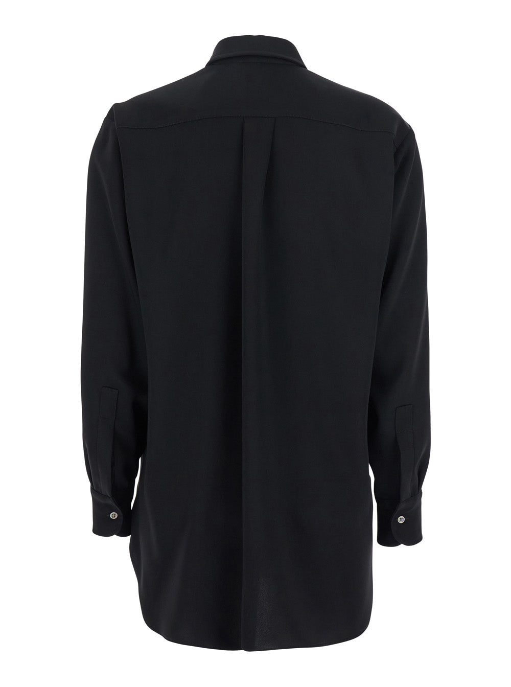 Leplain Women Black Women's Classic Collar Tech Fabric Shirt