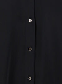Leplain Women Black Women's Classic Collar Tech Fabric Shirt