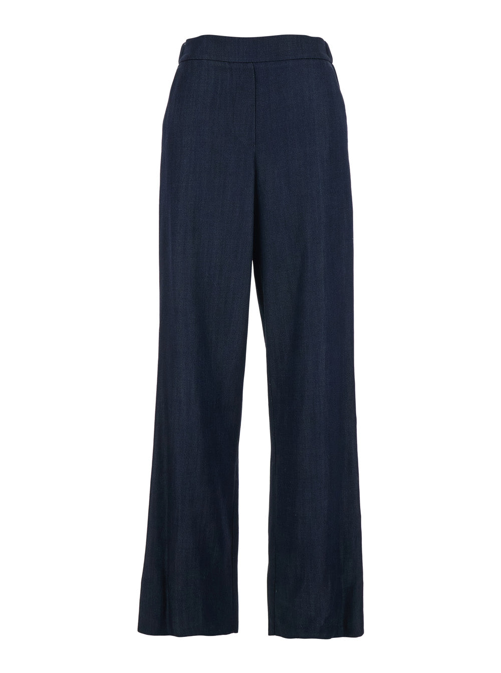 Leplain Women Blue Pants With Semi-Elasticated Waist In Tech Fabric Woman
