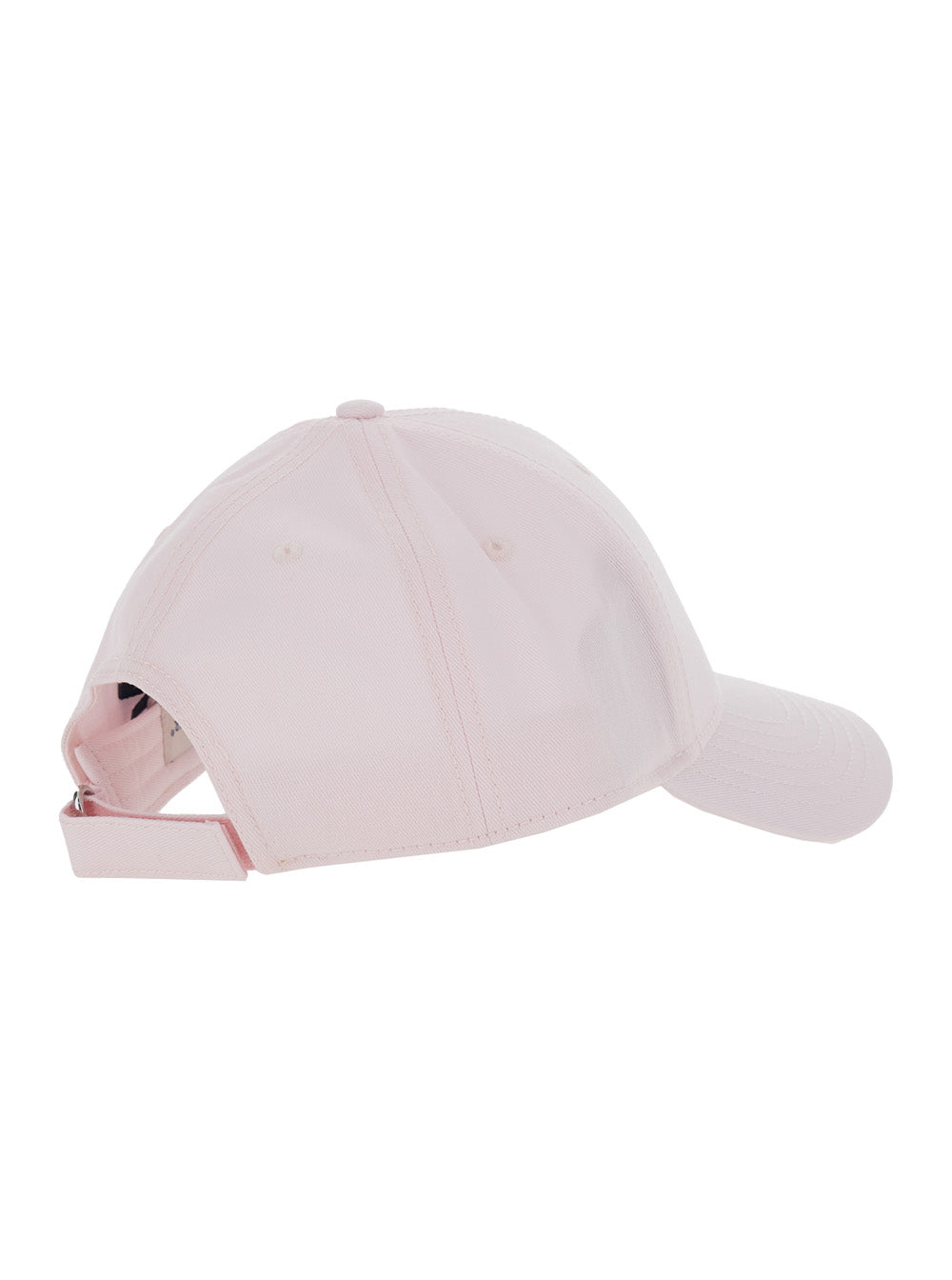 Moncler Women Women's Pink Cotton 'Cap' Baseball Hat With Front Logo Patch