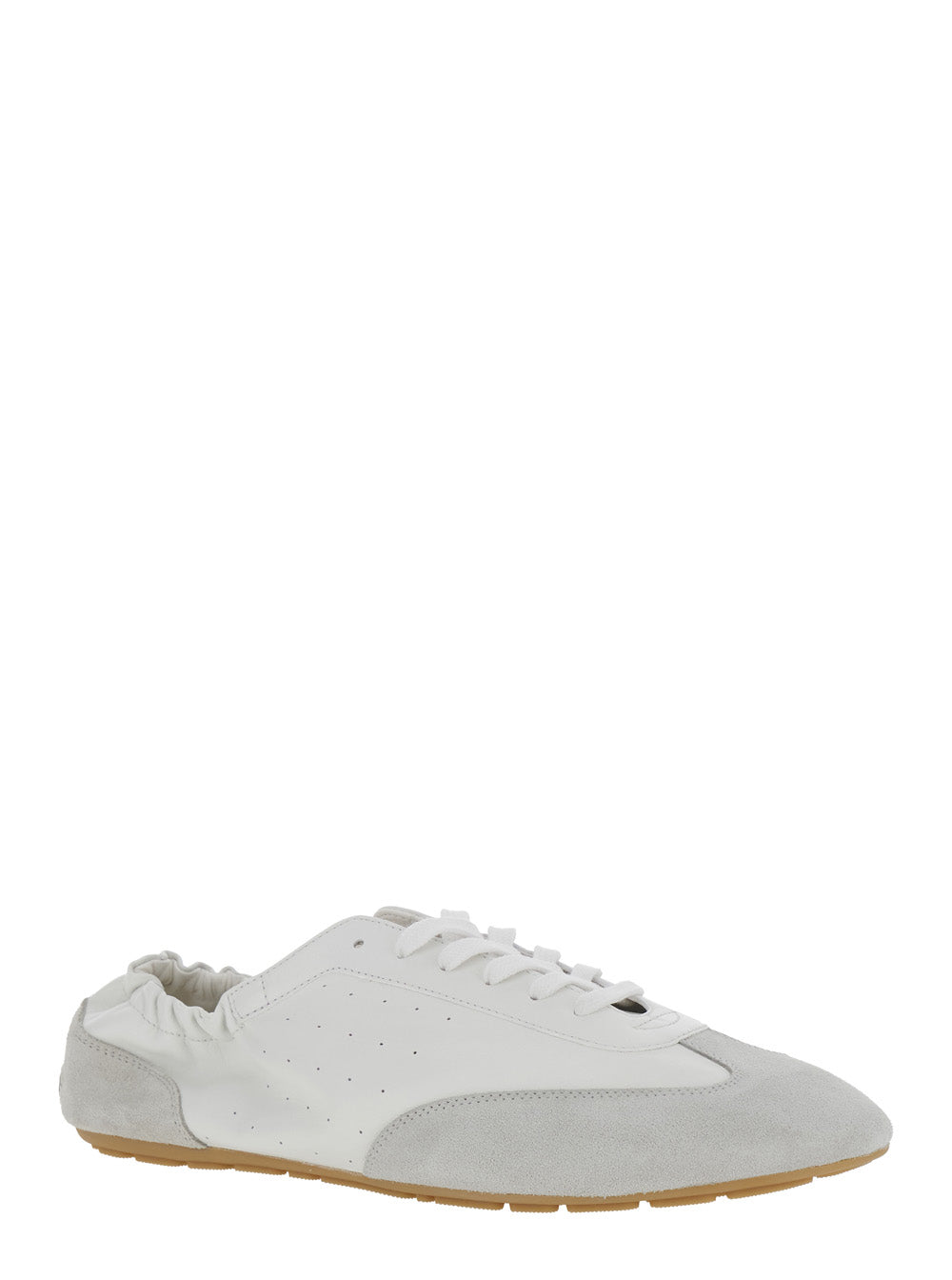 Saint Laurent Men Sneakers 'Artico' White With Leather Details