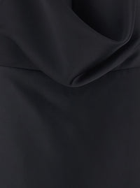 Leplain Women Black Long Dress With Halterneck And Open Back In Fabric Woman